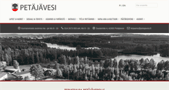Desktop Screenshot of petajavesi.fi
